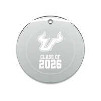 Jardine South Florida Bulls 3.25" Class of 2026 Round Glass Ornament