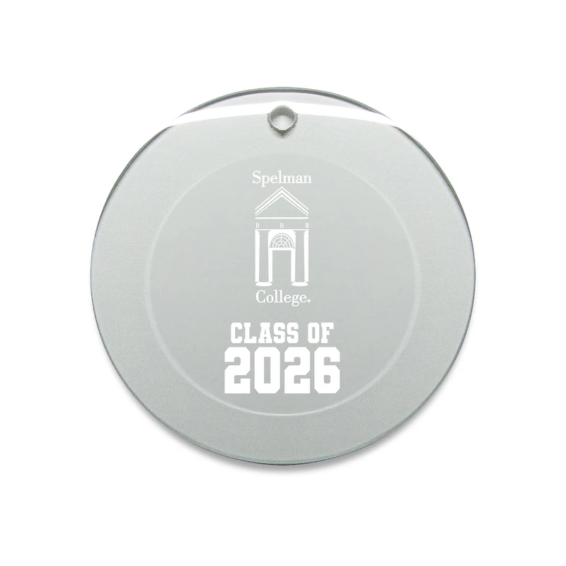 Jardine Spelman College Jaguars 3.25" Class of 2026 Round Glass Ornament