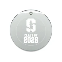 Jardine Stanford Cardinal 3.25" Class of 2026 Round Glass Ornament