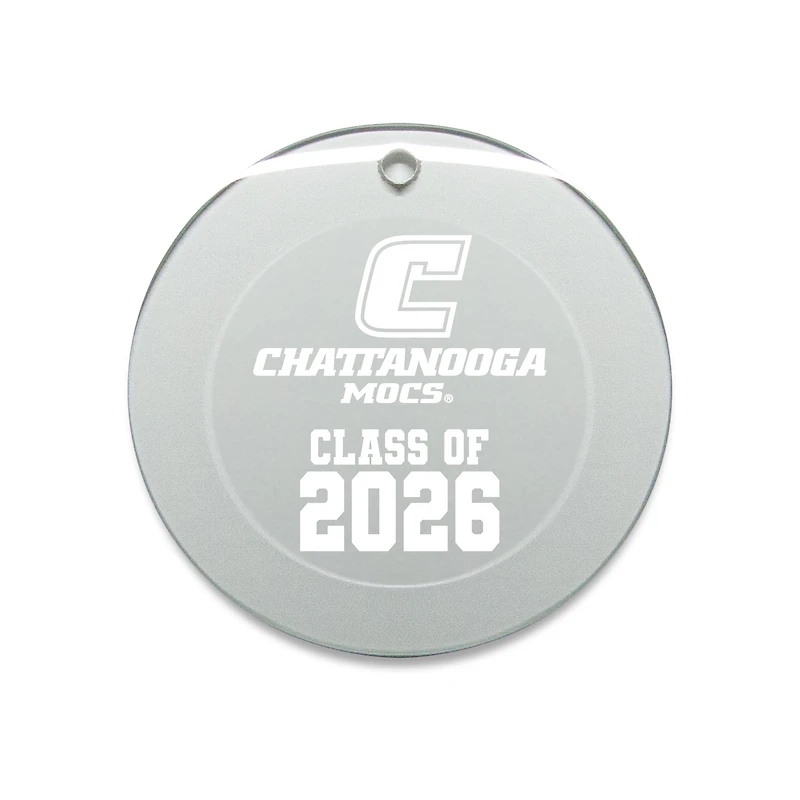 Jardine Tennessee Chattanooga Mocs 3.25" Class of 2026 Round Glass Ornament