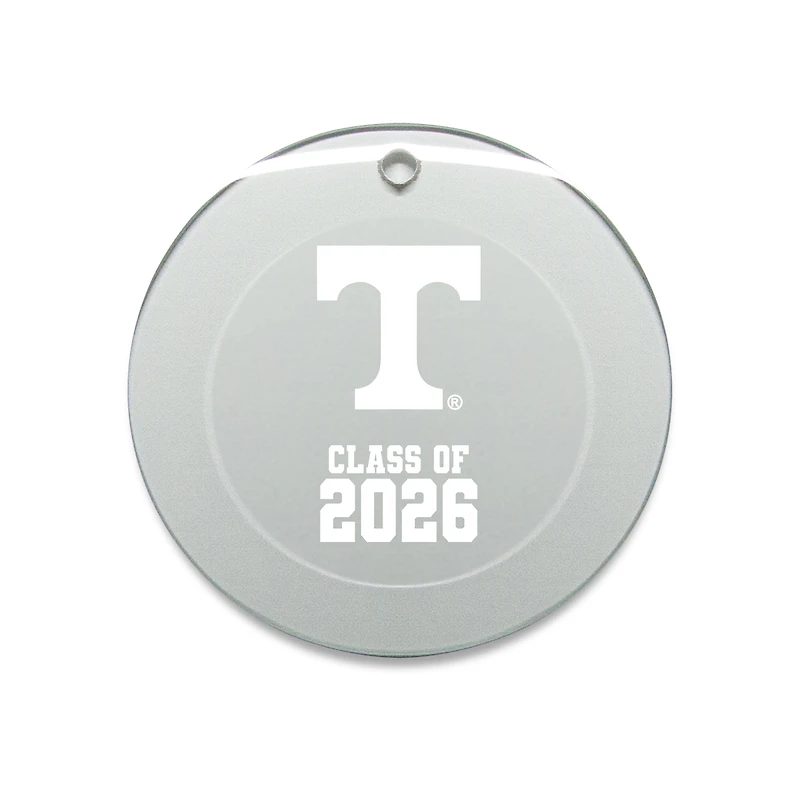 Jardine Tennessee Volunteers 3.25" Class of 2026 Round Glass Ornament