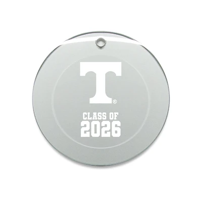 Jardine Tennessee Volunteers 3.25" Class of 2026 Round Glass Ornament