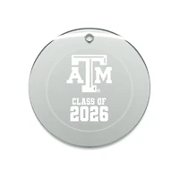 Jardine Texas A&M Aggies 3.25" Class of 2026 Round Glass Ornament