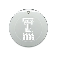 Jardine Texas Tech Red Raiders 3.25" Class of 2026 Round Glass Ornament