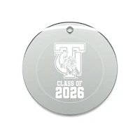 Jardine Tuskegee Golden Tigers 3.25" Class of 2026 Round Glass Ornament