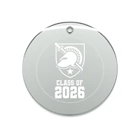 Jardine Army Black Knights 3.25" Class of 2026 Round Glass Ornament