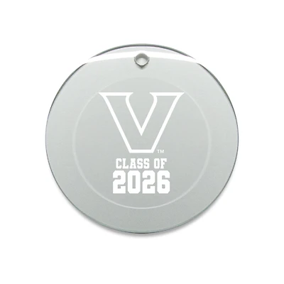 Jardine Vanderbilt Commodores 3.25" Class of 2026 Round Glass Ornament