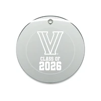 Jardine Villanova Wildcats 3.25" Class of 2026 Round Glass Ornament