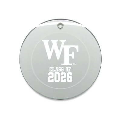 Jardine Wake Forest Demon Deacons 3.25" Class of 2026 Round Glass Ornament