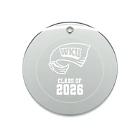 Jardine Western Kentucky Hilltoppers 3.25" Class of 2026 Round Glass Ornament