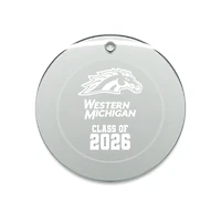 Jardine Western Michigan Broncos 3.25" Class of 2026 Round Glass Ornament