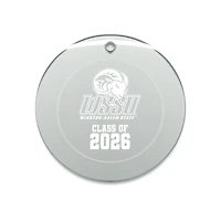 Jardine Winston-Salem State Rams 3.25" Class of 2026 Round Glass Ornament