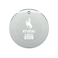 Jardine Wyoming Cowboys 3.25" Class of 2026 Round Glass Ornament