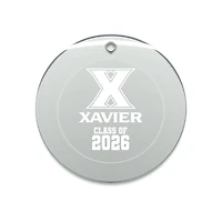 Jardine Xavier Musketeers 3.25" Class of 2026 Round Glass Ornament