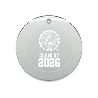 Jardine Akron Zips 3.25" Class of 2026 Round Glass Ornament