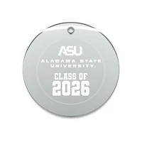 Jardine Alabama State Hornets 3.25" Class of 2026 Round Glass Ornament
