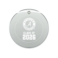 Jardine Alabama Crimson Tide 3.25" Class of 2026 Round Glass Ornament
