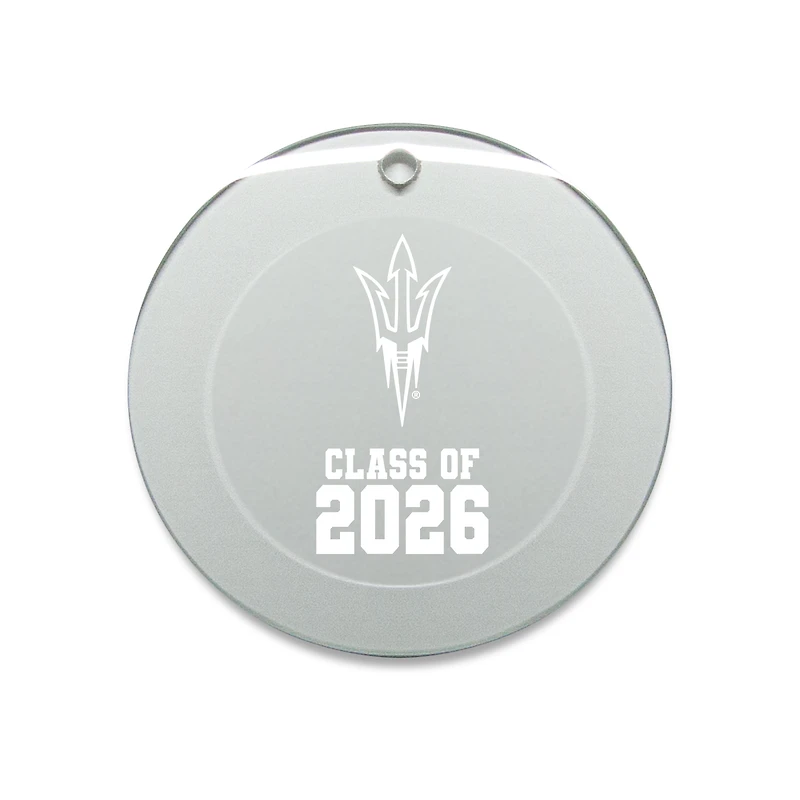 Jardine Arizona State Sun Devils 3.25" Class of 2026 Round Glass Ornament
