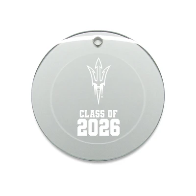 Jardine Arizona State Sun Devils 3.25" Class of 2026 Round Glass Ornament