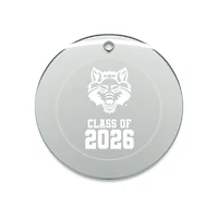 Jardine Arkansas State Red Wolves 3.25" Class of 2026 Round Glass Ornament