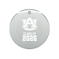 Jardine Auburn Tigers 3.25" Class of 2026 Round Glass Ornament