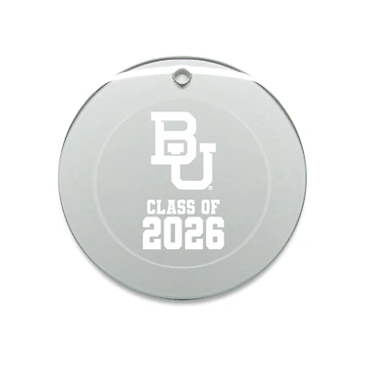 Jardine Baylor Bears 3.25" Class of 2026 Round Glass Ornament