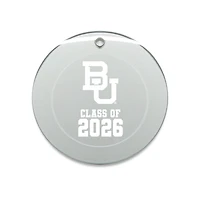 Jardine Baylor Bears 3.25" Class of 2026 Round Glass Ornament