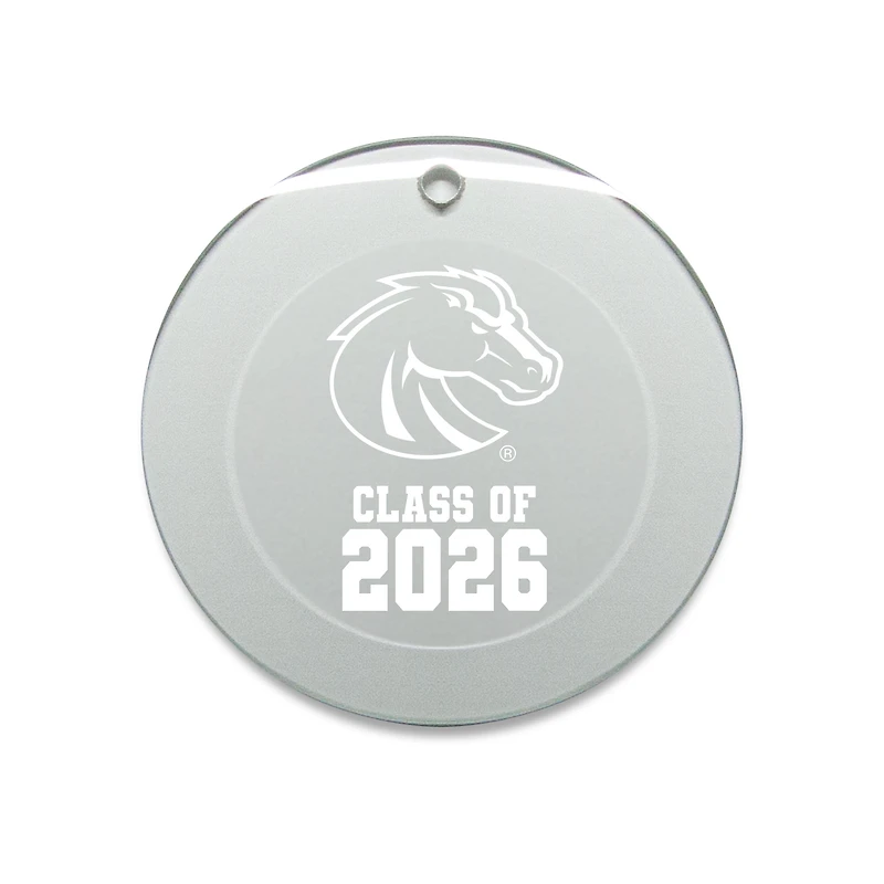 Jardine Boise State Broncos 3.25" Class of 2026 Round Glass Ornament