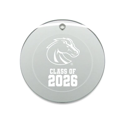 Jardine Boise State Broncos 3.25" Class of 2026 Round Glass Ornament