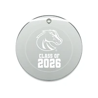 Jardine Boise State Broncos 3.25" Class of 2026 Round Glass Ornament