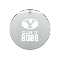 Jardine BYU Cougars 3.25" Class of 2026 Round Glass Ornament