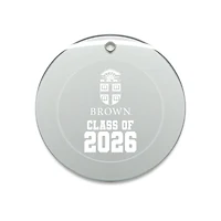 Jardine Brown Bears 3.25" Class of 2026 Round Glass Ornament