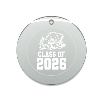 Jardine Bucknell Bison 3.25" Class of 2026 Round Glass Ornament