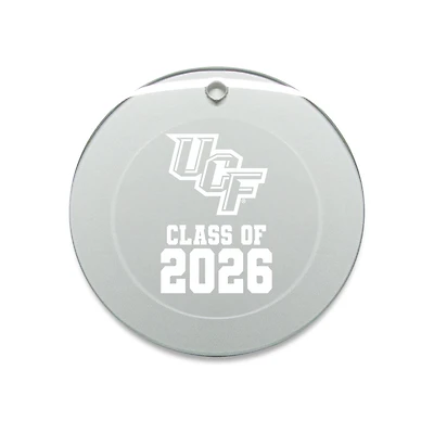 Jardine UCF Knights 3.25" Class of 2026 Round Glass Ornament