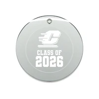 Jardine Central Michigan Chippewas 3.25" Class of 2026 Round Glass Ornament