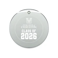 Jardine Charleston Cougars 3.25" Class of 2026 Round Glass Ornament