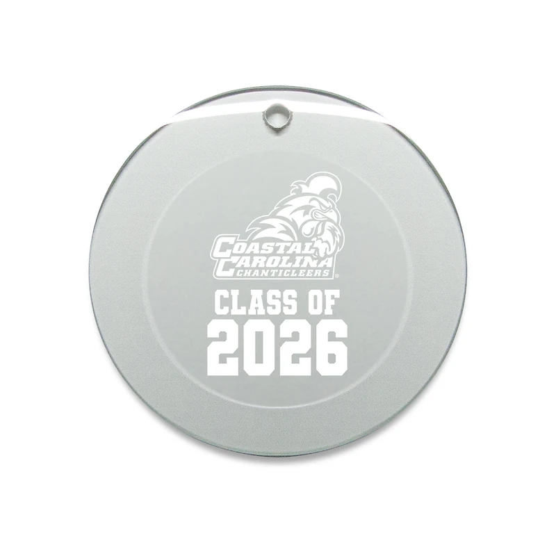 Jardine Coastal Carolina Chanticleers 3.25" Class of 2026 Round Glass Ornament