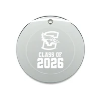 Jardine Creighton Bluejays 3.25" Class of 2026 Round Glass Ornament