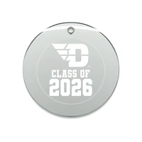 Jardine Dayton Flyers 3.25" Class of 2026 Round Glass Ornament