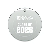 Jardine Duquesne Dukes 3.25" Class of 2026 Round Glass Ornament