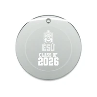 Jardine East Stroudsburg Warriors 3.25" Class of 2026 Round Glass Ornament