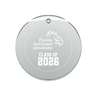 Jardine Florida Gulf Coast Eagles 3.25" Class of 2026 Round Glass Ornament