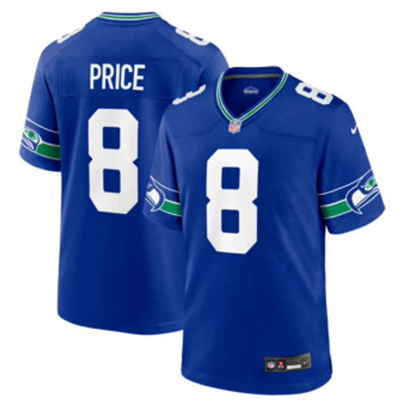 Men's Nike Jadarian Price Royal Seattle Seahawks Alternate Game Jersey