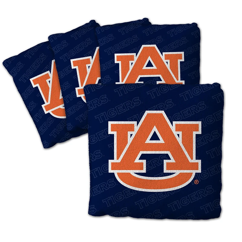 IDNA Auburn Tigers Four-Piece Cornhole Bag Set