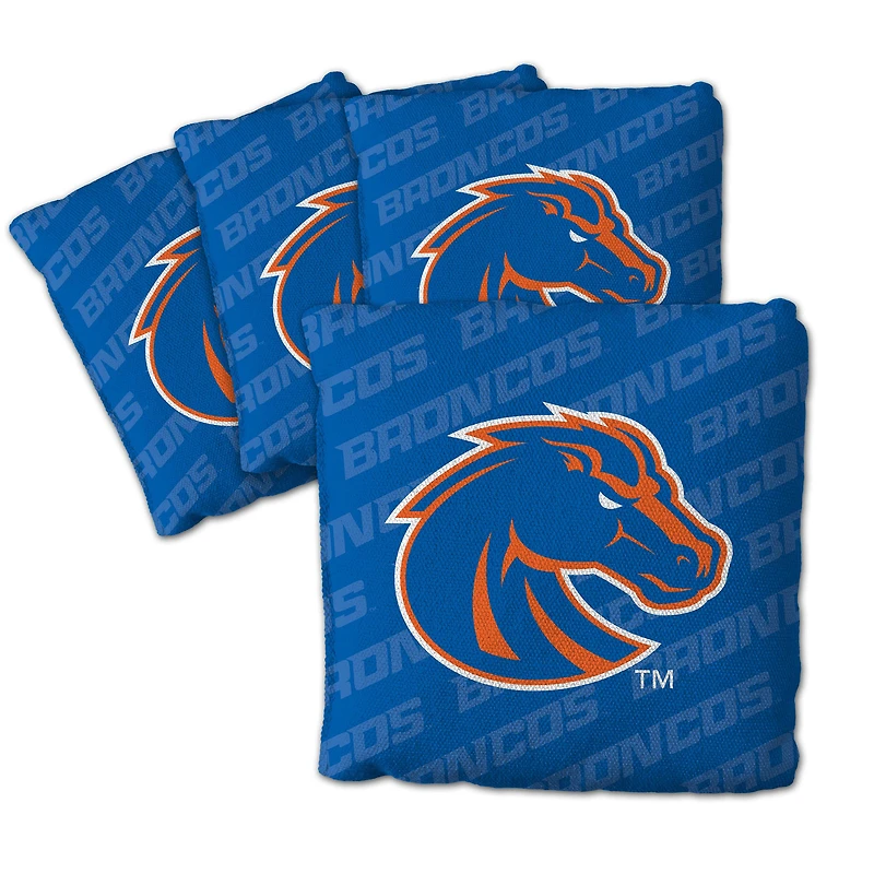 IDNA Boise State Broncos Four-Piece Cornhole Bag Set