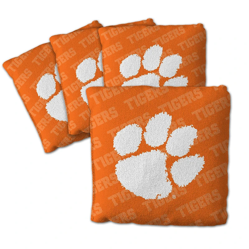 IDNA Clemson Tigers Four-Piece Cornhole Bag Set