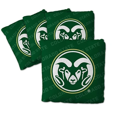 IDNA Colorado State Rams Four-Piece Cornhole Bag Set