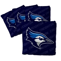 IDNA Creighton Bluejays Four-Piece Cornhole Bag Set