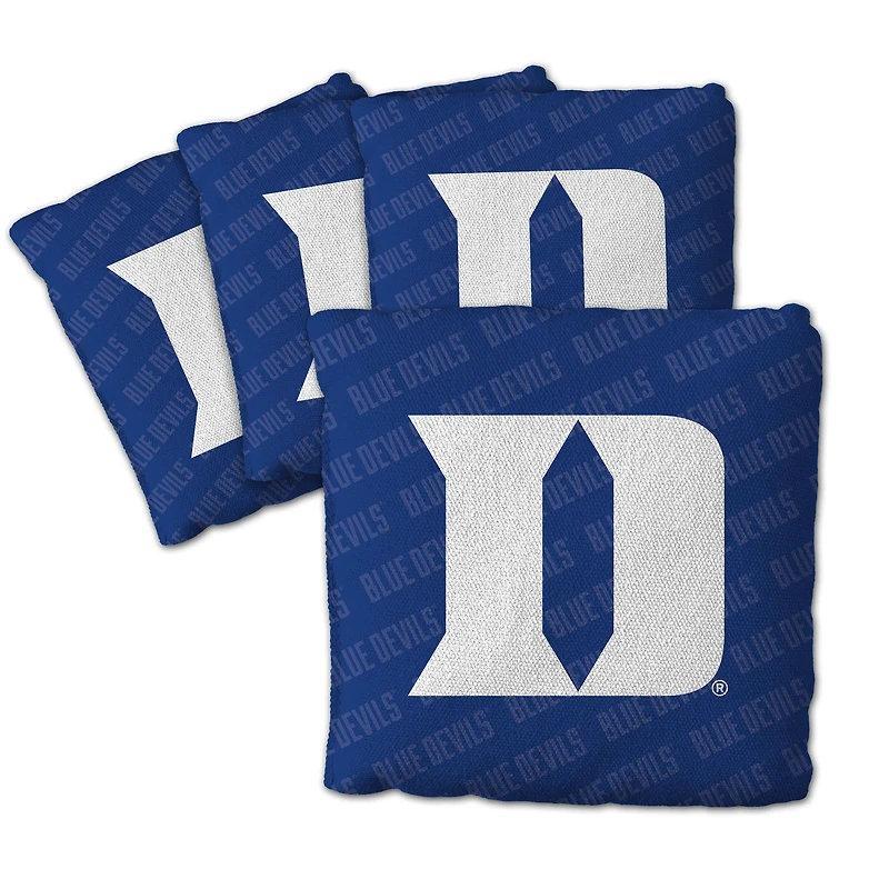 IDNA Duke Blue Devils Four-Piece Cornhole Bag Set