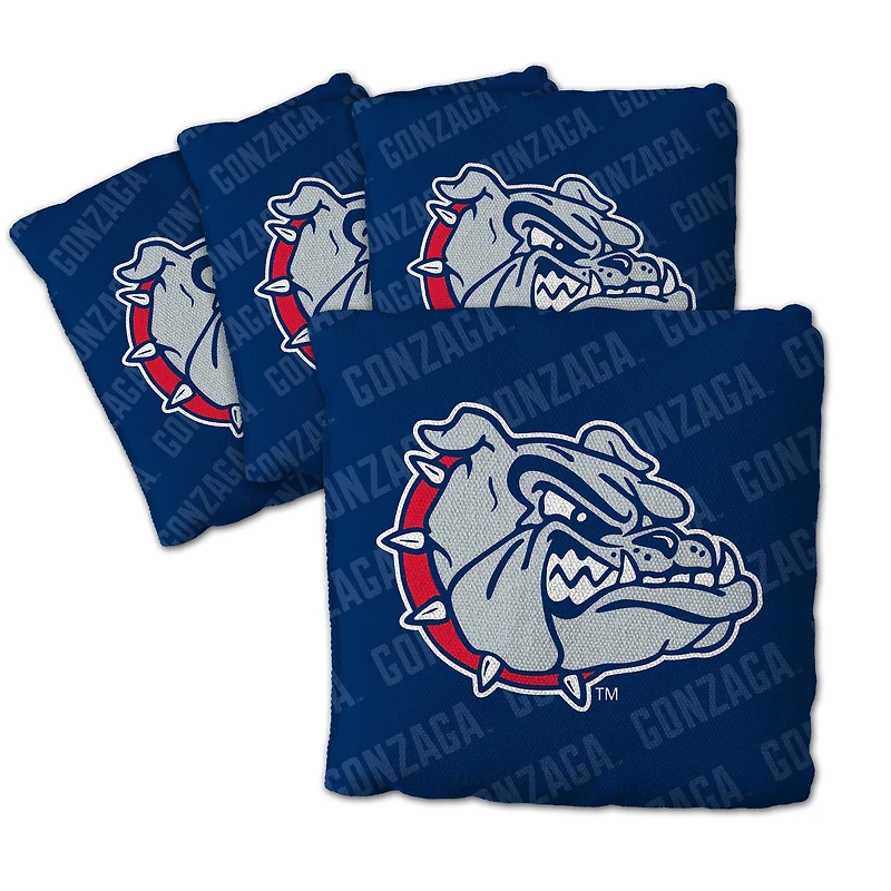 IDNA Gonzaga Bulldogs Four-Piece Cornhole Bag Set